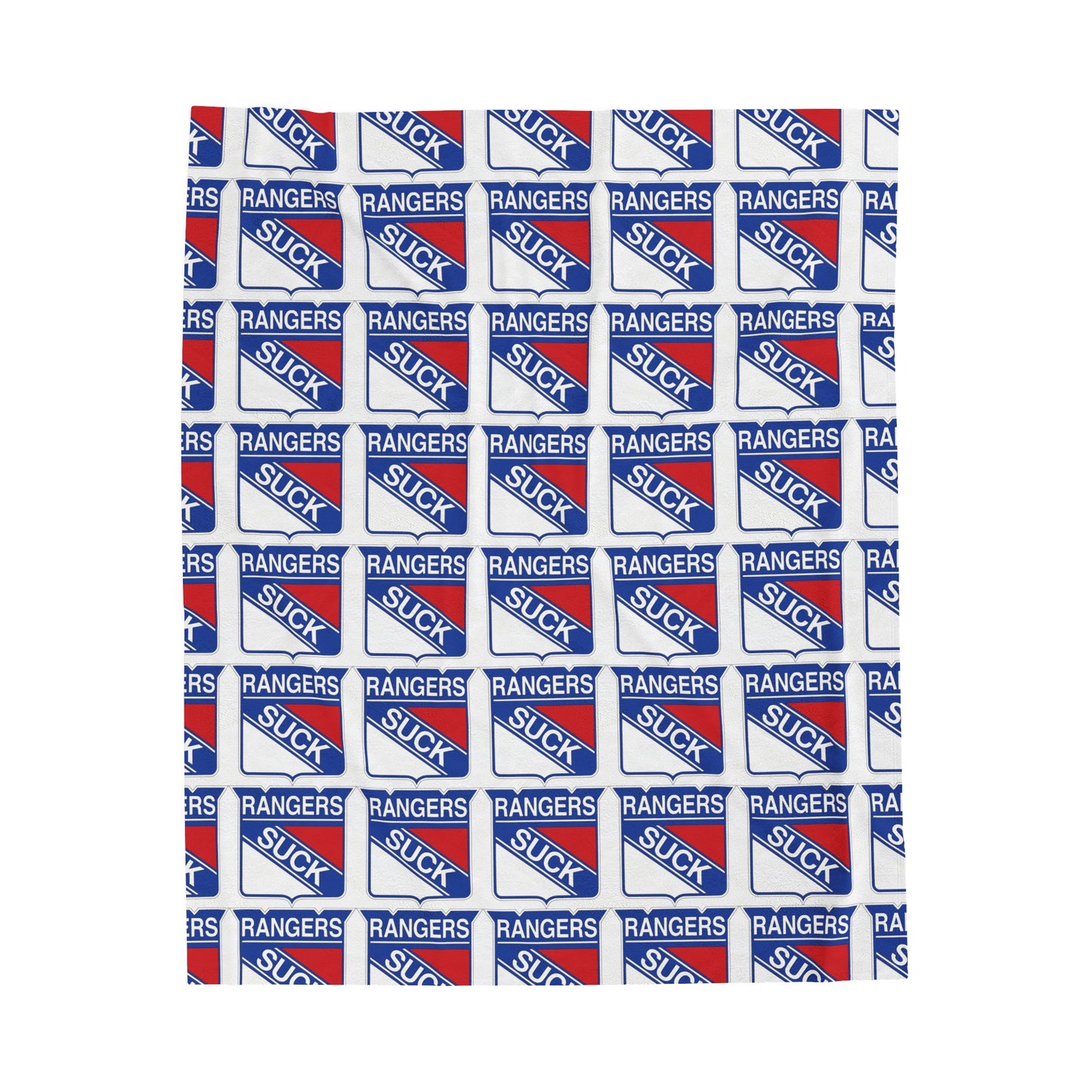 Rangers Suck Velveteen Plush Blanket