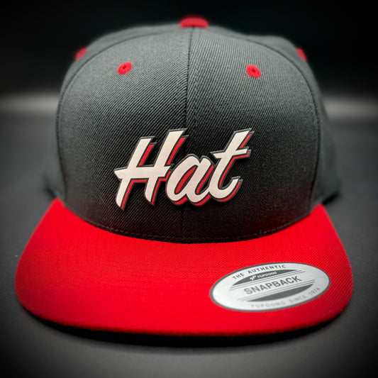 "Hat" Hat Red and Black