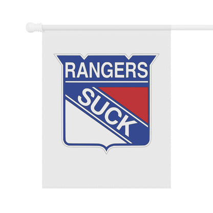 Rangers Suck Garden Banner