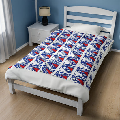 Rangers Suck Velveteen Plush Blanket