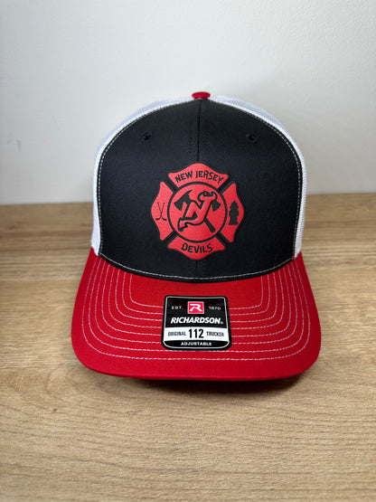 Firefighter Devils Tri-Color Snapback