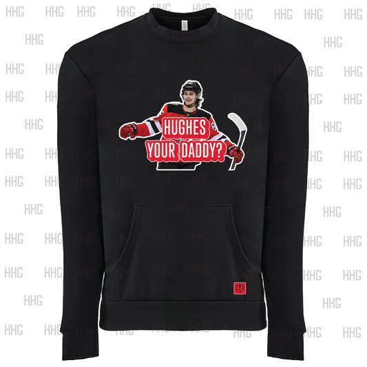 HUGHES YOUR DADDAY! POCKET CREWNECK