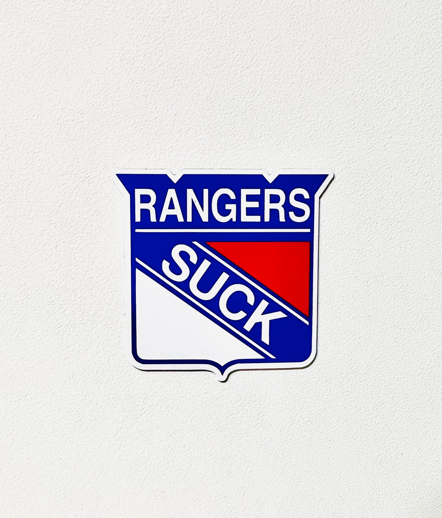 Rangers Suck 3" Sticker/Magnet