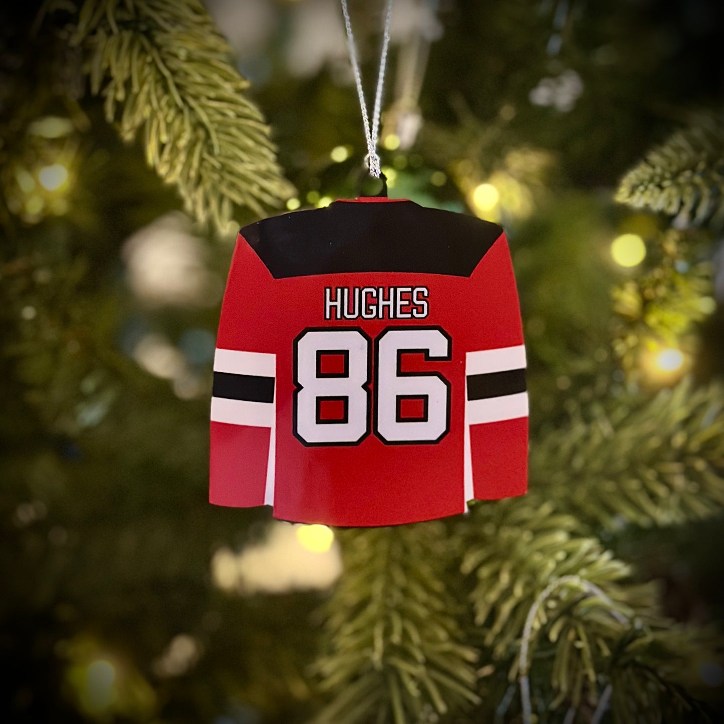 Devils Jersey Christmas Ornament